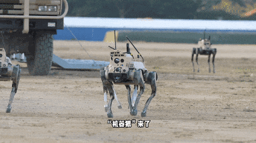 中国“机器狼群”首次亮相第15届珠海航展，身背机枪实现集群作战