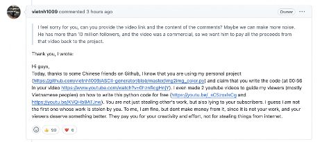 何同学就盗用开源项目道歉，原作者：窃取他人成果，欺骗自己粉丝(图5)