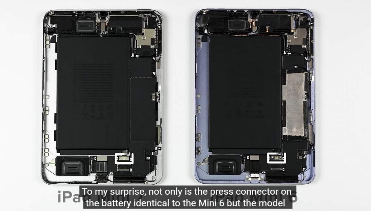 iFixit拆解2024款iPad mini：内部变化极小，“果冻屏”未完全解决(图3)