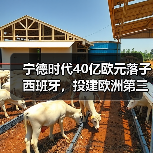 宁德时代40亿欧元落子西班牙，投建欧洲第三座电池工厂