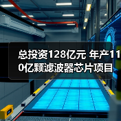 总投资128亿元 年产110亿颗滤波器芯片项目落地绵阳（图3）