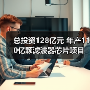 总投资128亿元 年产110亿颗滤波器芯片项目落地绵阳（图4）