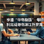 亨通“华电稳强” 号顺利完成粤电湛江外罗海上风电项目首台风机安装