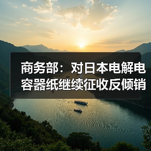 商务部：对日本电解电容器纸继续征收反倾销税（图4）