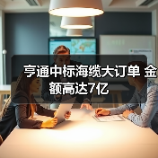 亨通中标海缆大订单 金额高达7亿