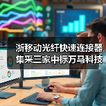 浙移动光纤快速连接器集采三家中标万马科技占20%（图3）