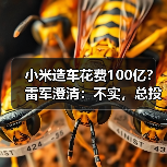 小米造车花费100亿？雷军澄清：不实，总投资已近300亿（图3）