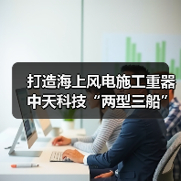打造海上风电施工重器 中天科技“两型三船”命名交付