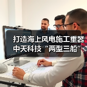 打造海上风电施工重器 中天科技“两型三船”命名交付（图3）