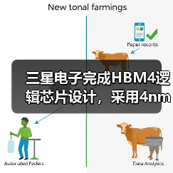 三星电子完成HBM4逻辑芯片设计，采用4nm工艺进行试产（图4）