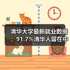 清华大学最新就业数据：91.7%清华人留在中国，破除人才外流误传（图2）