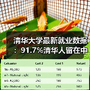 清华大学最新就业数据：91.7%清华人留在中国，破除人才外流误传