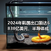 2024年韩国出口额达6838亿美元，半导体成增长主力（图4）